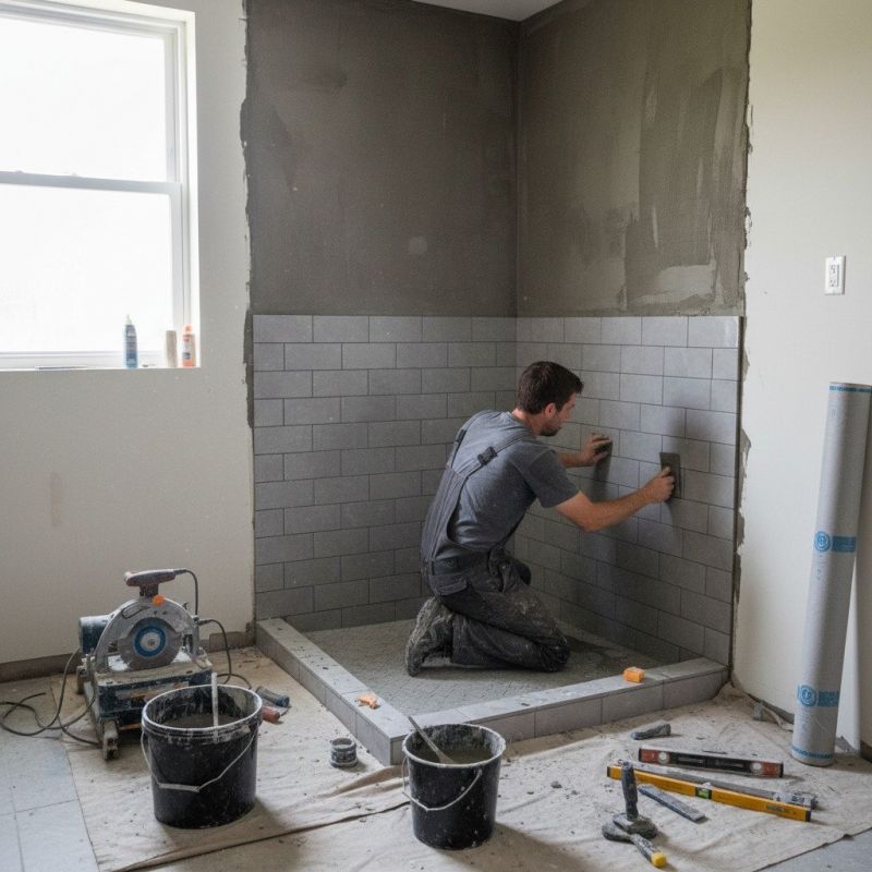 Shower Drain Installation detail