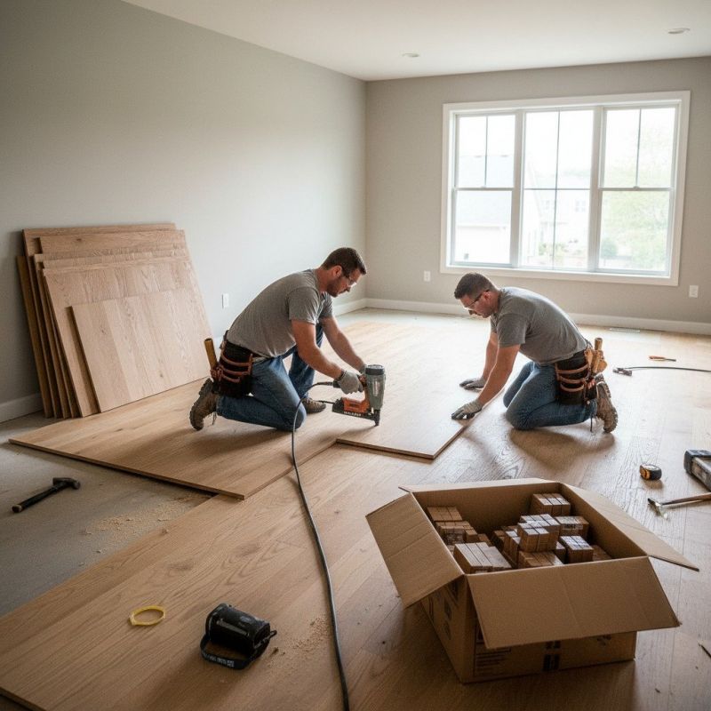 Maple Flooring Installation