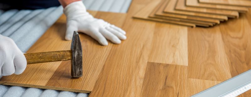 Tiger Wood Floor Installation